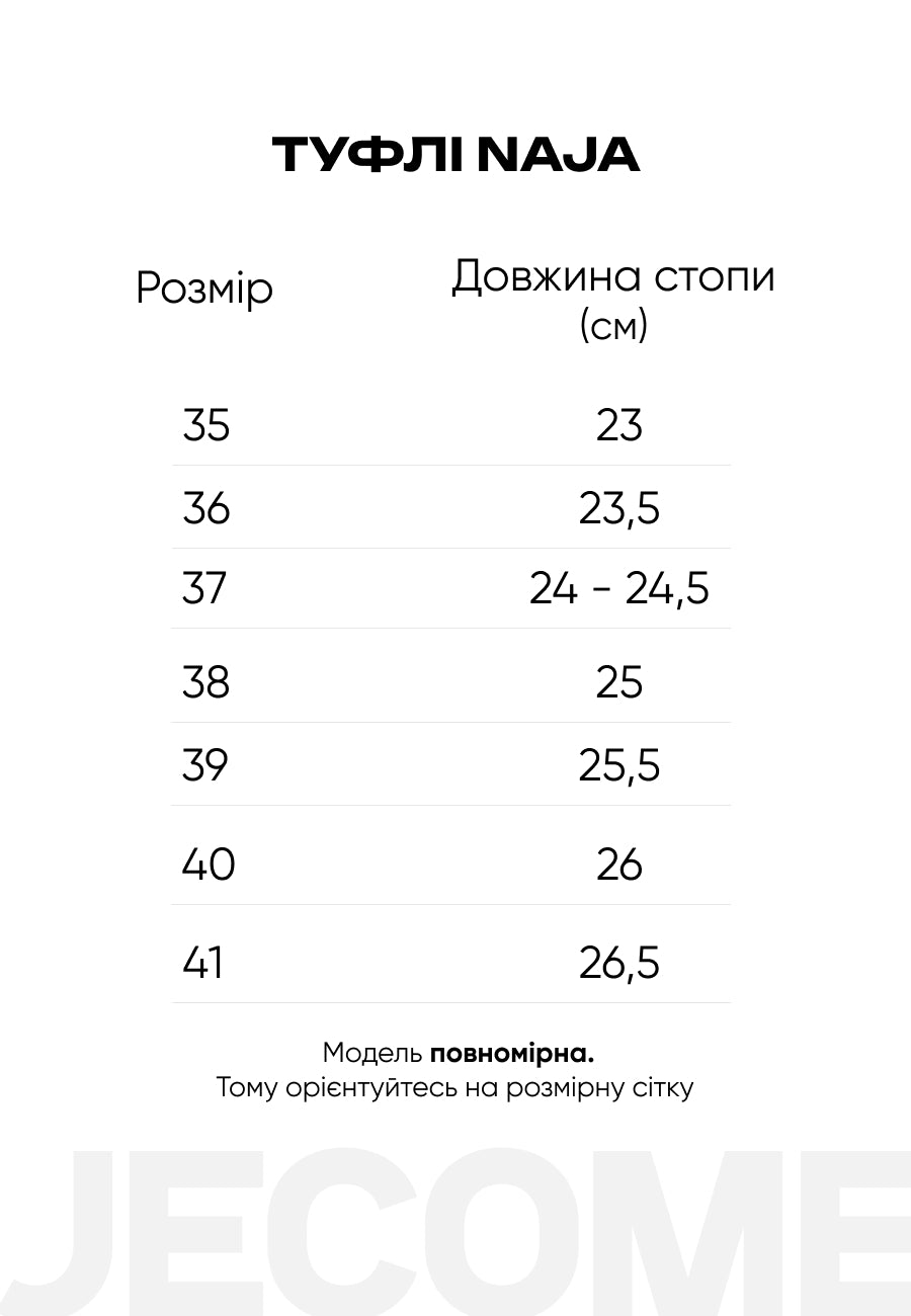 Туфлі Naja чорні