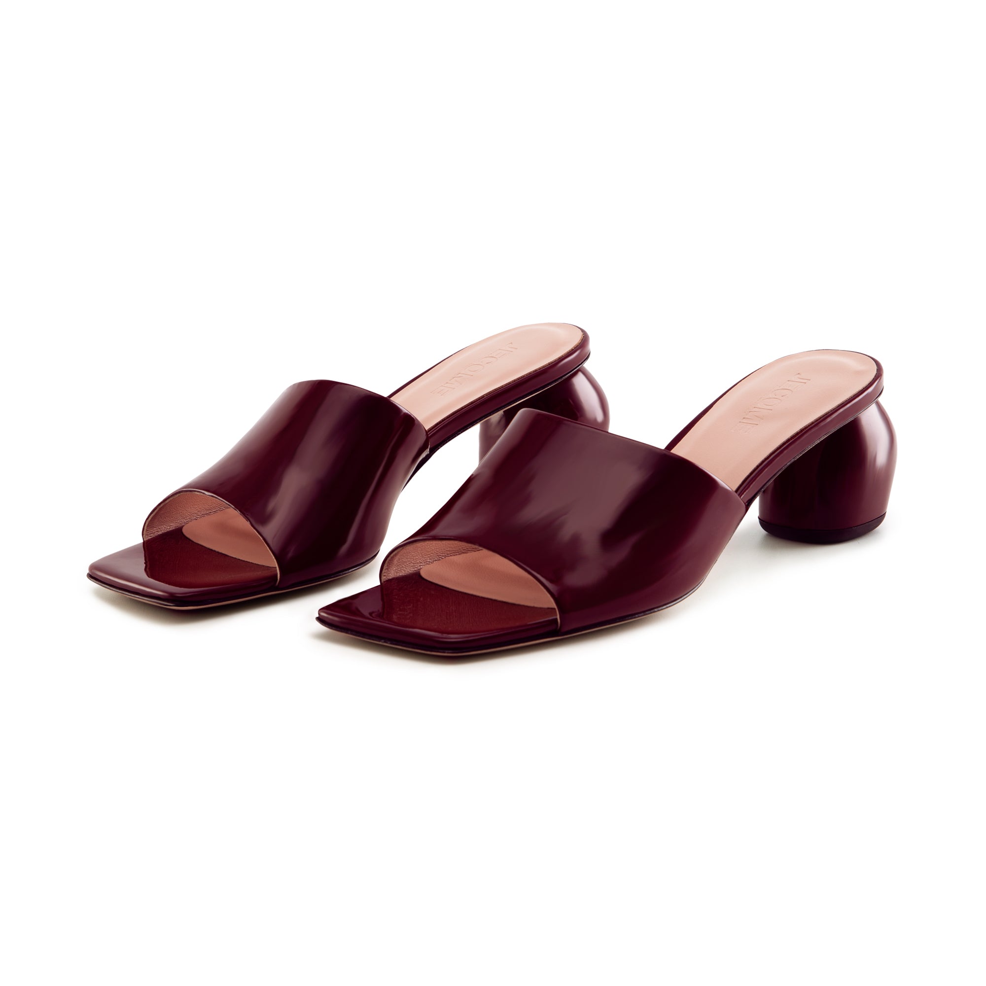 Heeled sandals Muse bordo