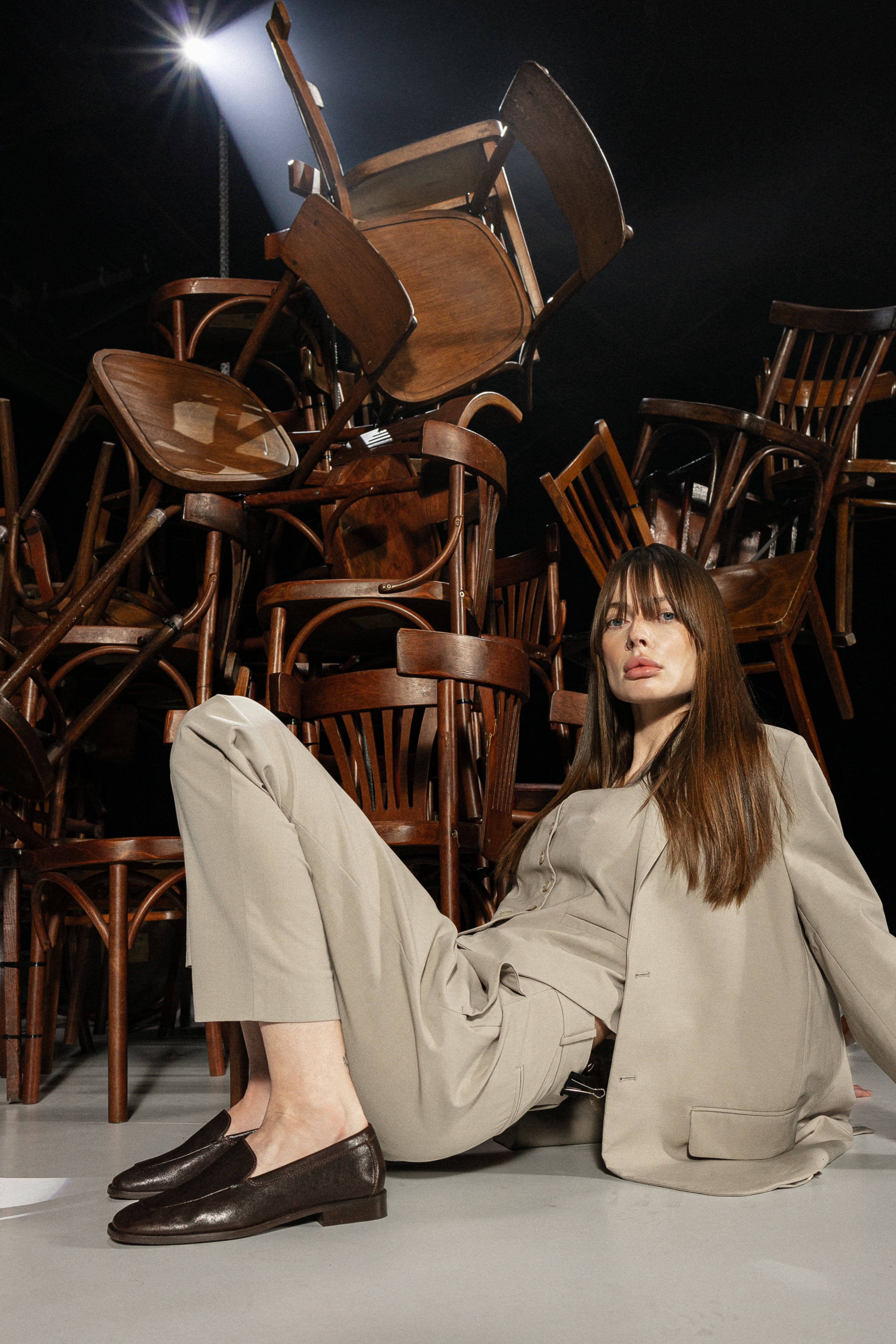 Лофери Toté коричневі