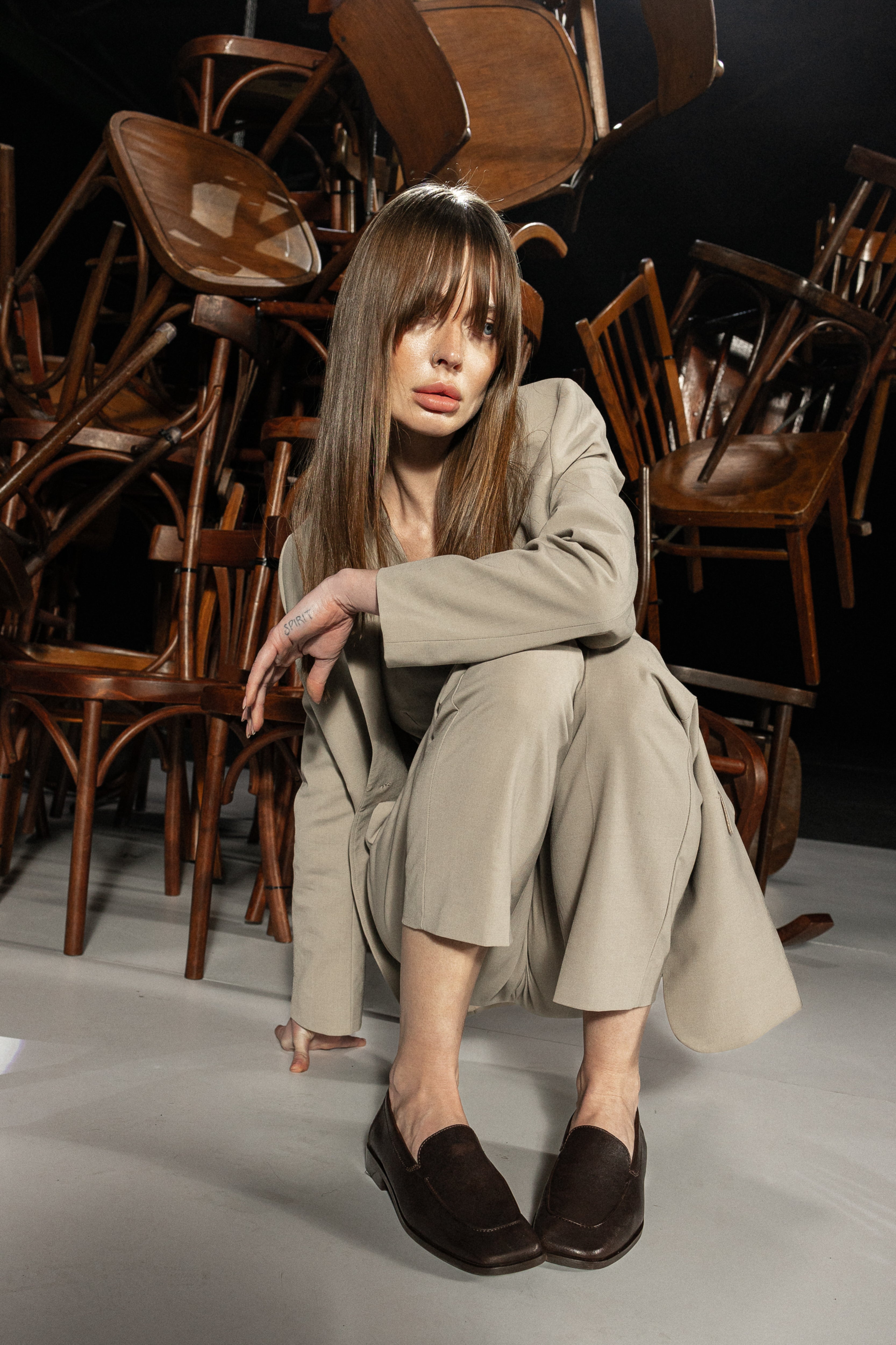 Лофери Toté коричневі