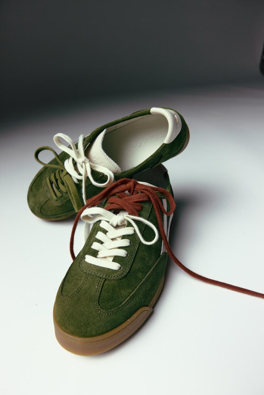 Кросівки Side B: GREEN SUEDE