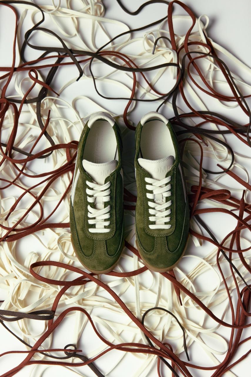 Кросівки Side B: GREEN SUEDE