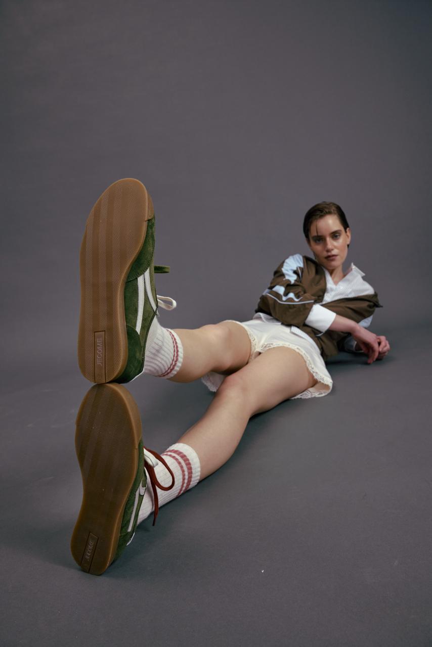 Кросівки Side B: GREEN SUEDE