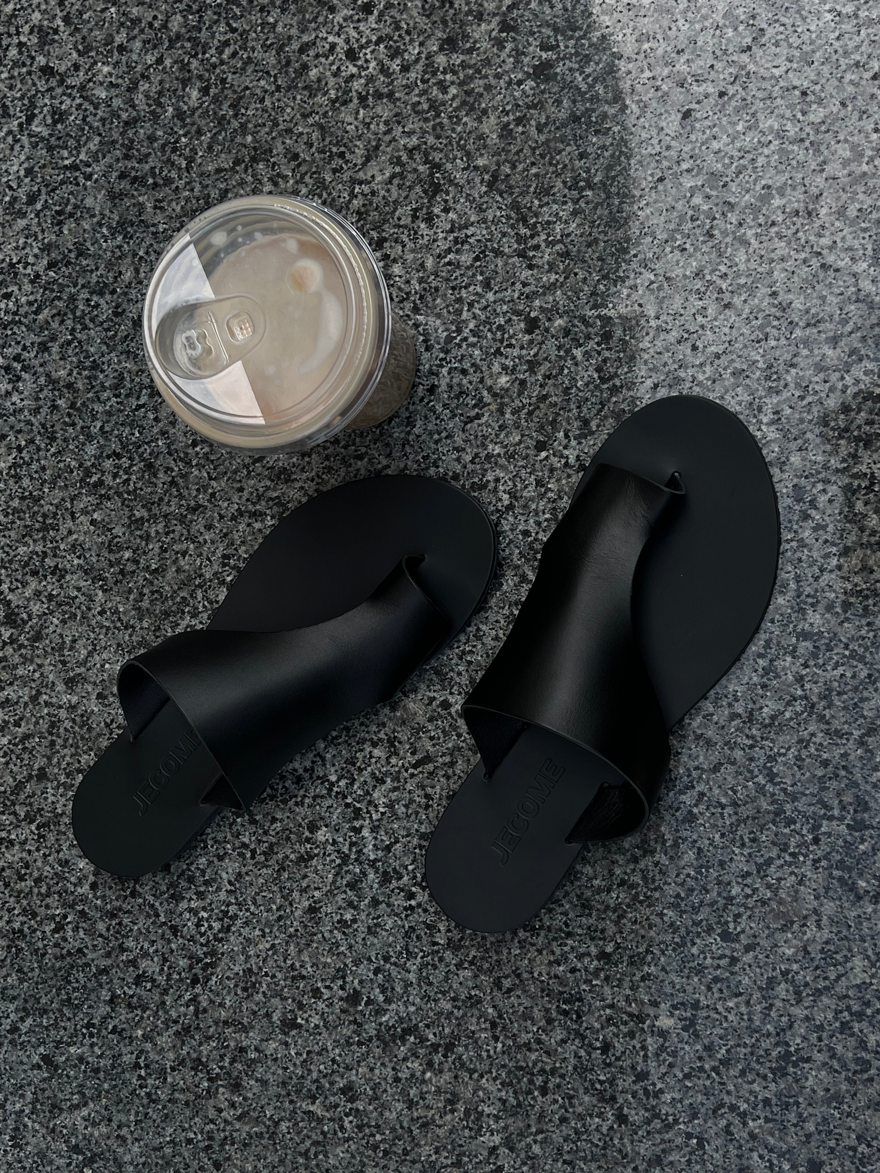 Flip flops Bare black