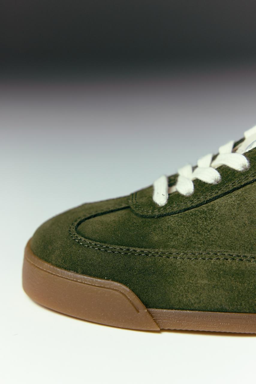 Кросівки Side B: GREEN SUEDE