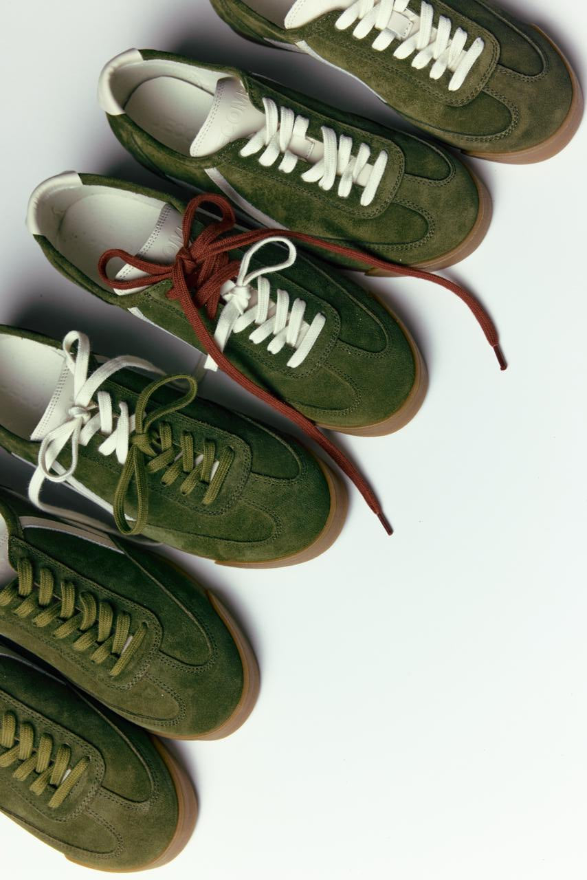 Кросівки Side B: GREEN SUEDE