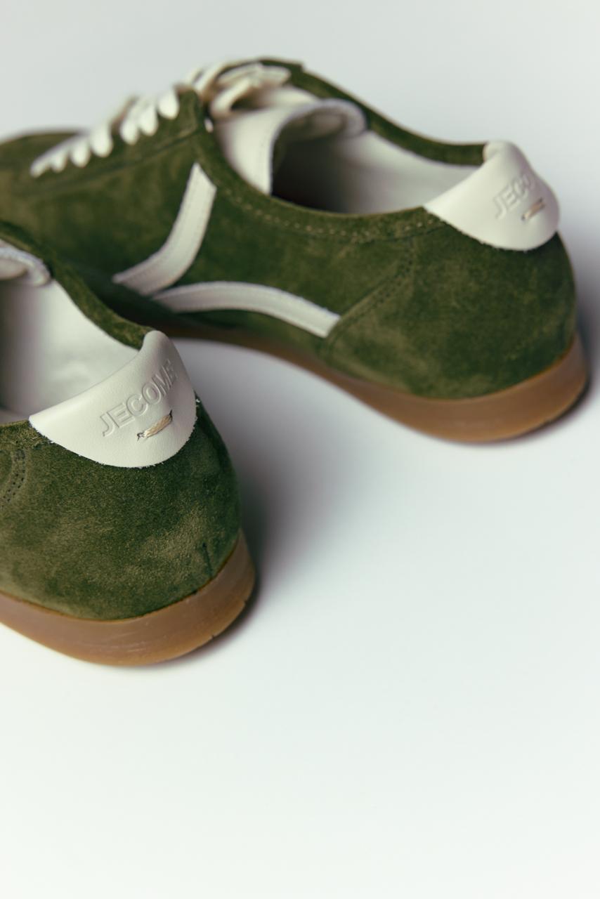 Кросівки Side B: GREEN SUEDE