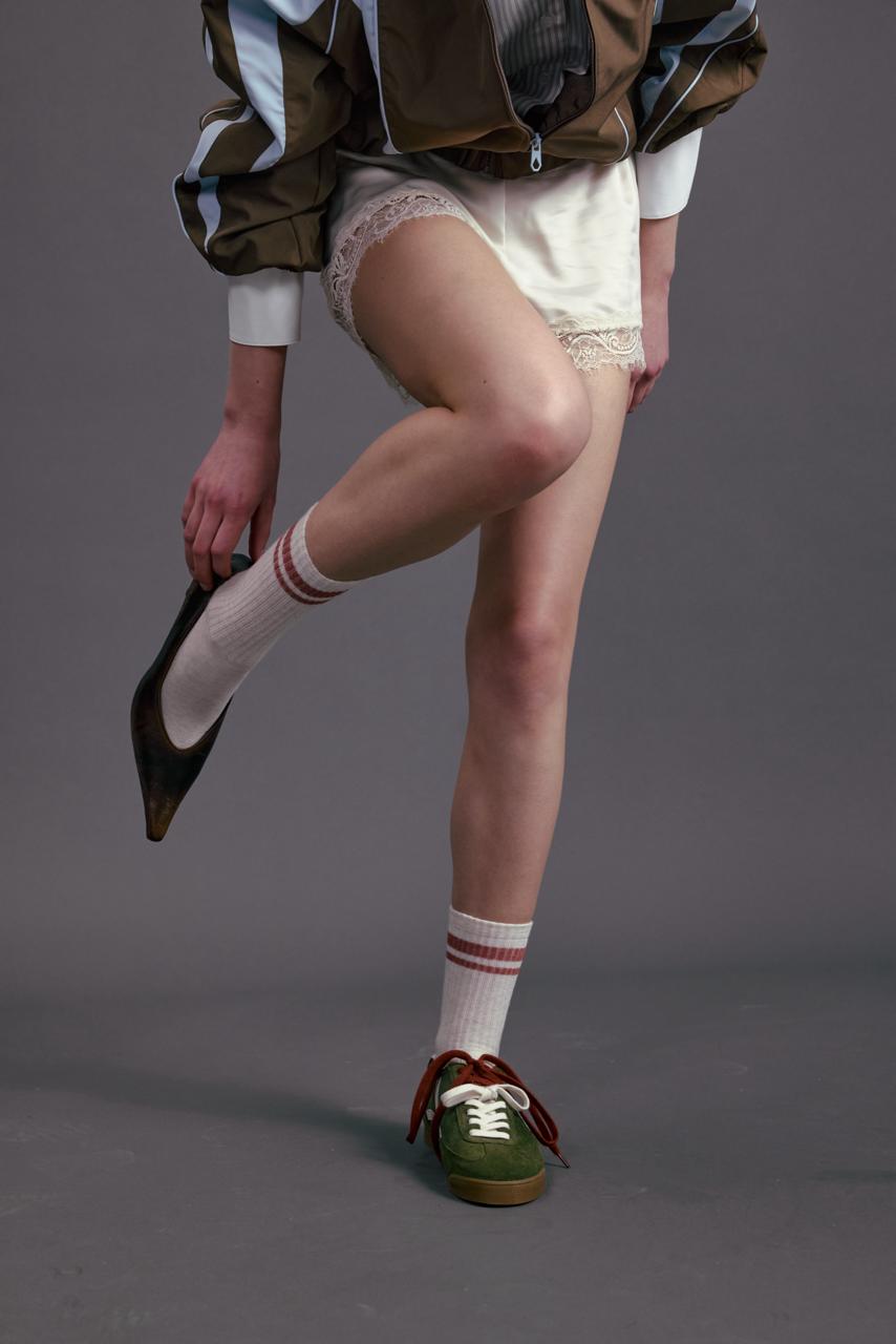 Кросівки Side B: GREEN SUEDE