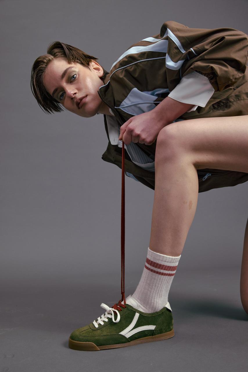 Кросівки Side B: GREEN SUEDE